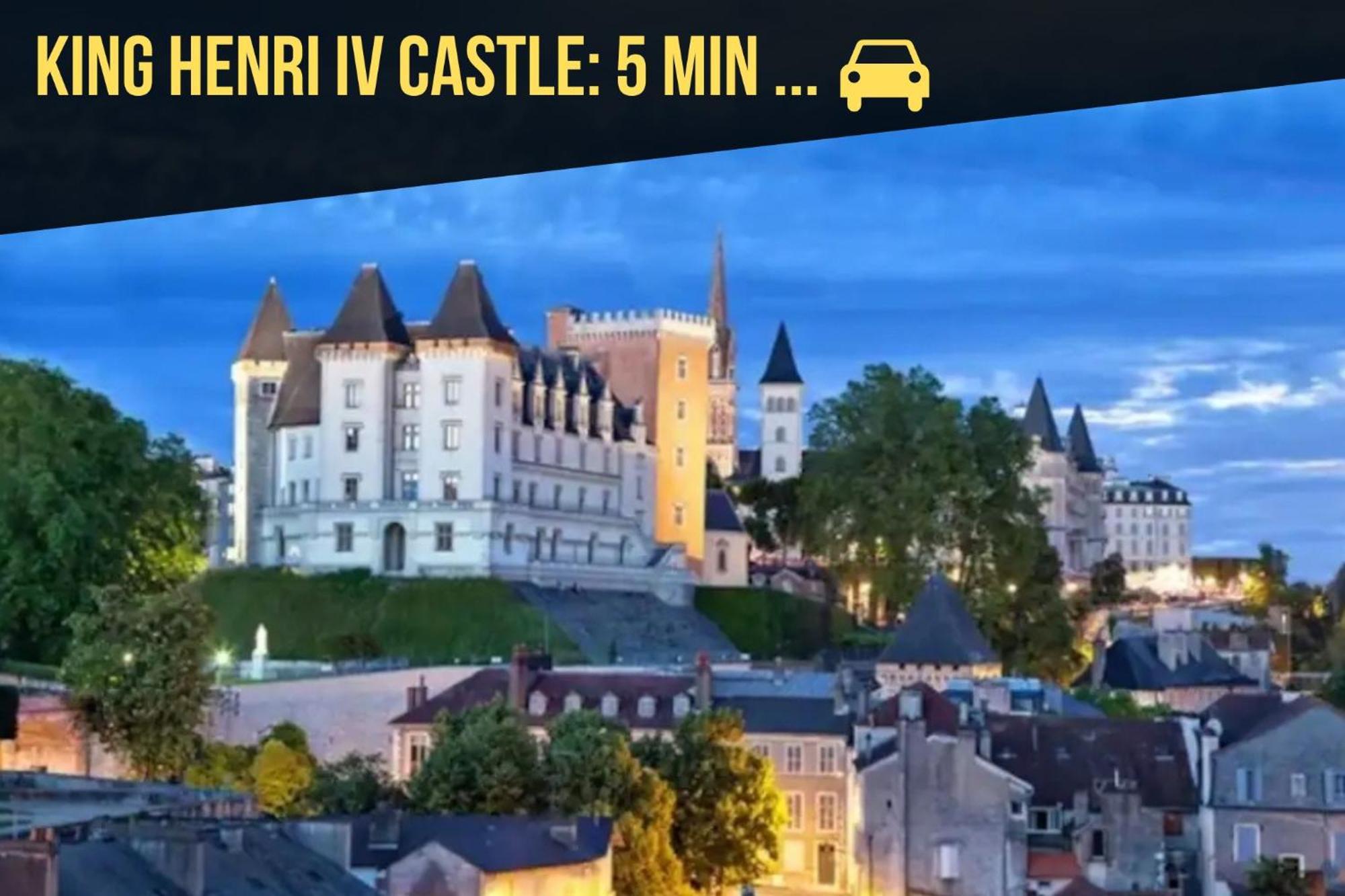Escapade Du Roi Henri Iv A Entierement Privee 6 Personnes & Bebe Avec Spa, Brasero & Piscine Ideale Vacances, Week-end, Repos Ou Teletravail Pau